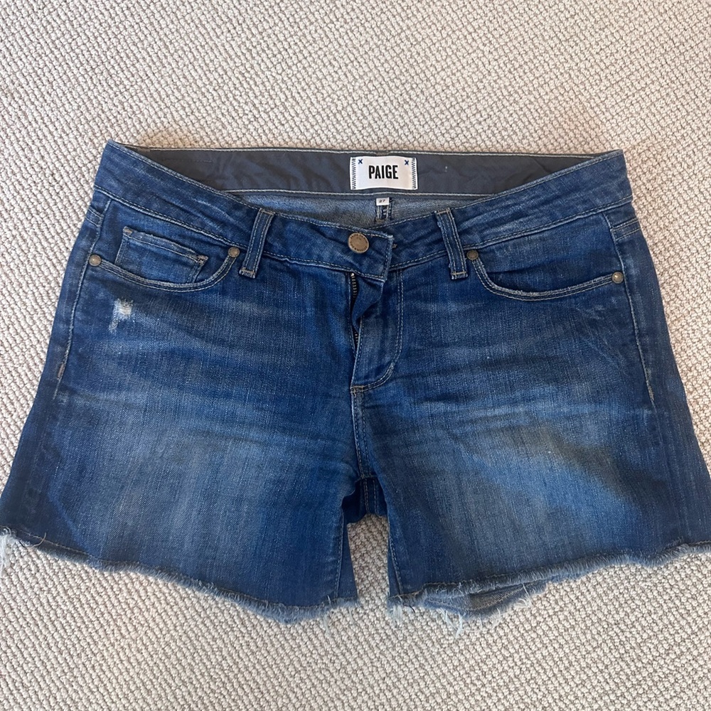 Paige Women's Blue Denim Shorts